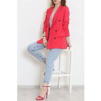 Blazer Ceket Fuşya - 1102.1174.