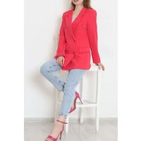 Blazer Ceket Fuşya - 9308.1174.