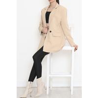 Blazer Ceket Bej - 16612.1811.