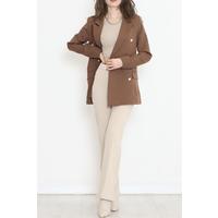 Blazer Ceket Kahve - 16611.1811.