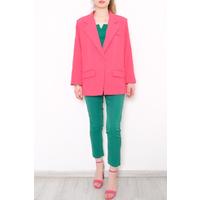 Blazer Ceket Fuşya - 1111.1174.