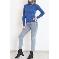 Turtleneck Sweater Blue - 8411.291.