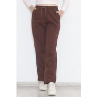 Tube Leg Sweatpants Brown - 12326.5238.