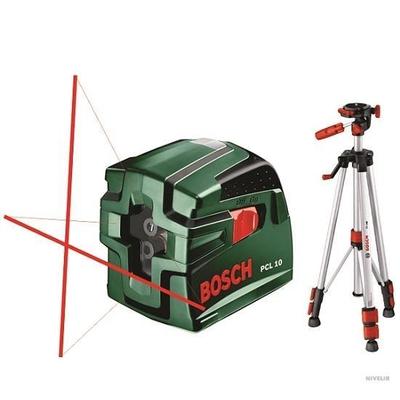 Bosch PCL 10 10 метрлік көлденең сызықты туралау лазерінің жиынтығы