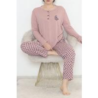 Plus Size Pajama Set Gülkurusu1 - 12522.1048.