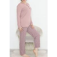 Plus Size Pajama Set Gülkurusu1 - 12522.1048.