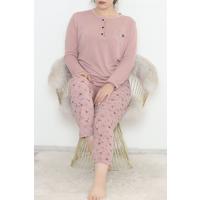 Plus Size Pajama Set Rose Dried - 12522.1048.