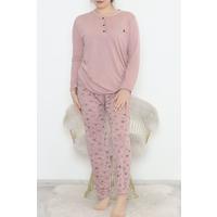 Plus Size Pajama Set Rose Dried - 12522.1048.