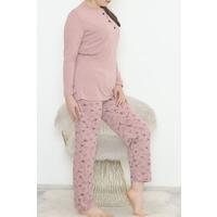 Plus Size Pajama Set Rose Dried - 12522.1048.