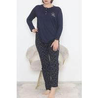 Plus Size Pajama Set Navy Blue1 - 12522.1048.