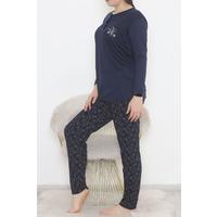 Plus Size Pajama Set Navy Blue1 - 12522.1048.