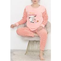 Plus Size Fleece Pajama Set Pink - 12533.1049.