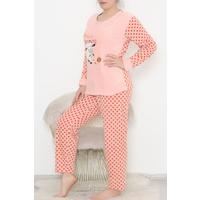 Plus Size Fleece Pajama Set Pink - 12533.1049.