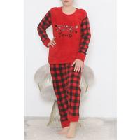 Plus Size Fleece Pajama Set Red - 12533.1049.