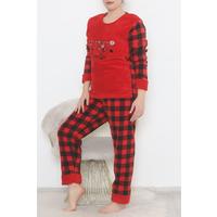 Plus Size Fleece Pajama Set Red - 12533.1049.