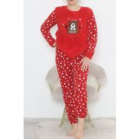 Plus Size Fleece Pajama Set Red - 12533.1049.