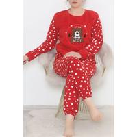 Plus Size Fleece Pajama Set Red - 12533.1049.