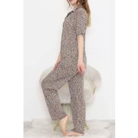 Plus Size Pajama Set Leopard - 500.1287.