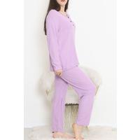 Plus Size Interlock Pajama Set Lilac - 17084.1048.