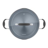 Stainless steel saucepan with glass lid, 20 cm, 3.1 l . MAUNFELD LAURA MCS31S08GR