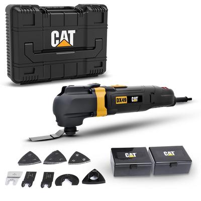 CAT DX49.1 350Watt Profesyonel Çok Amaçlı Devir Ayarlı Kesme Raspalama ve Zımpara + 14 Adet Aksesuar