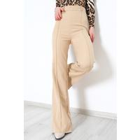 Palazzo trousers without pockets beige - 10589.1247.