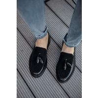 CH002 CST Loafer Pelle Erkek Ayakkabı SIYAH