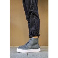 CH029 CBT Vulcanized Lace Up Erkek Bot ANTRASIT