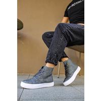 CH029 CBT Vulcanized Lace Up Erkek Bot ANTRASIT