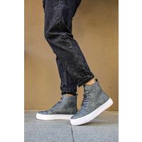 CH029 CBT Vulcanized Lace Up Erkek Bot ANTRASIT