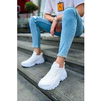 CH089 CBT Low Top Lace Up Erkek Ayakkabı BEYAZ