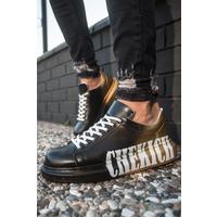 CH254 CBT Pittura Men's Shoes 438 BLACK / YELLOW CHEKICH