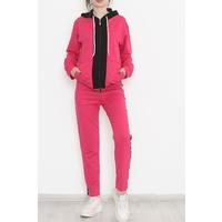 Two Color Tracksuit Set Fuchsia - 6015.5238.