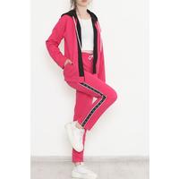 Two Color Tracksuit Set Fuchsia - 6015.5238.