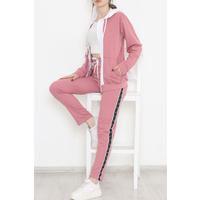 Two Color Tracksuit Set Dried Rose - 6015.5238.