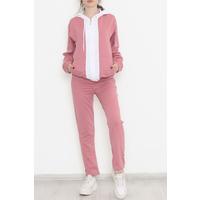 Two Color Tracksuit Set Dried Rose - 6015.5238.