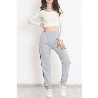 Çımalı Two-Tone Sweatpants Gray - 15571.1348.