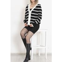 Striped Cardigan Black and White - 4017.1577.