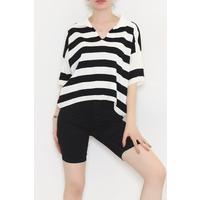 Striped Knitwear Boneblack - 11181.1323.