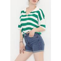 Striped Knitwear Bonegreen - 11181.1323.