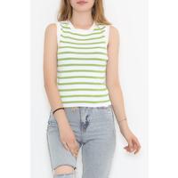 Striped Knitwear Whitegreen - 917.1019.