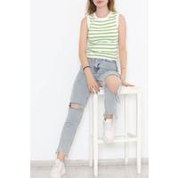 Striped Knitwear Whitegreen - 917.1019.