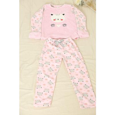 Children's Fleece Suit Pink - 12153.1048.