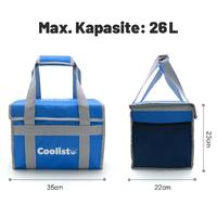 Coolist CL26B 26 Litre Katlanabilir Termos Bez Çanta / Buzluk