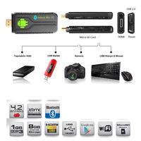 Cooper MK808B Dual Core 1,6GHz 1GB Android Smart Stick 8GB Masaüstü Bilgisayar Mini pc