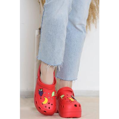 Тапочки Crocs красные — 11157.264.