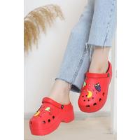 Тапочки Crocs красные — 11157.264.