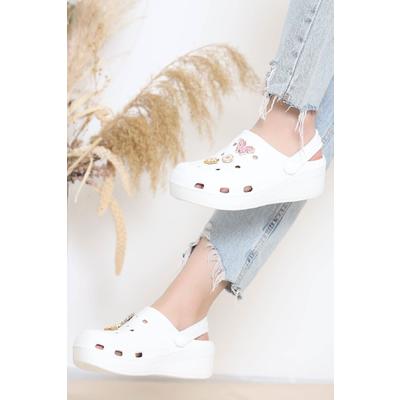 Crocs Slippers White - 11128.264.