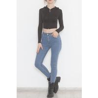 Diver Crop Blouse Black - 6815.1254.