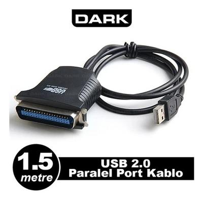 Қараңғы DK-CB-USB2XLPT USB/LPT түрлендіргіш принтер кабелі (1,5 метр)